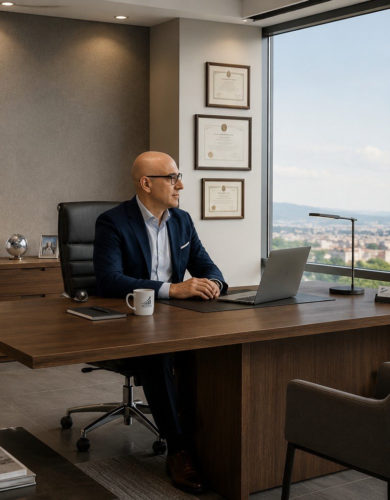 Paolo Manganello nel suo studio