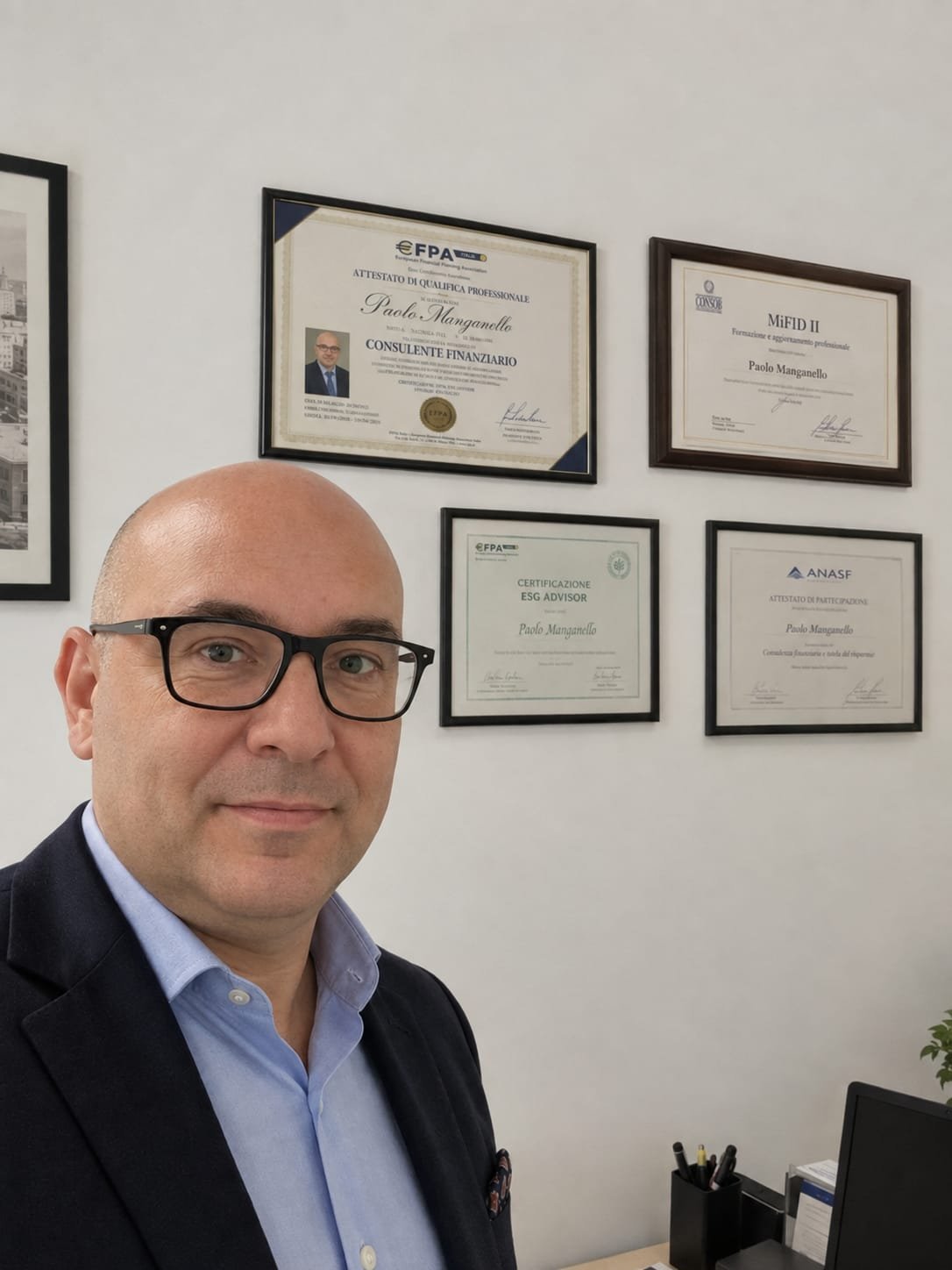 Paolo Manganello, Consulente Finanziario